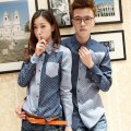 Blue Button Down Couple